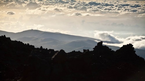 Blick zum Observatorio del Teide